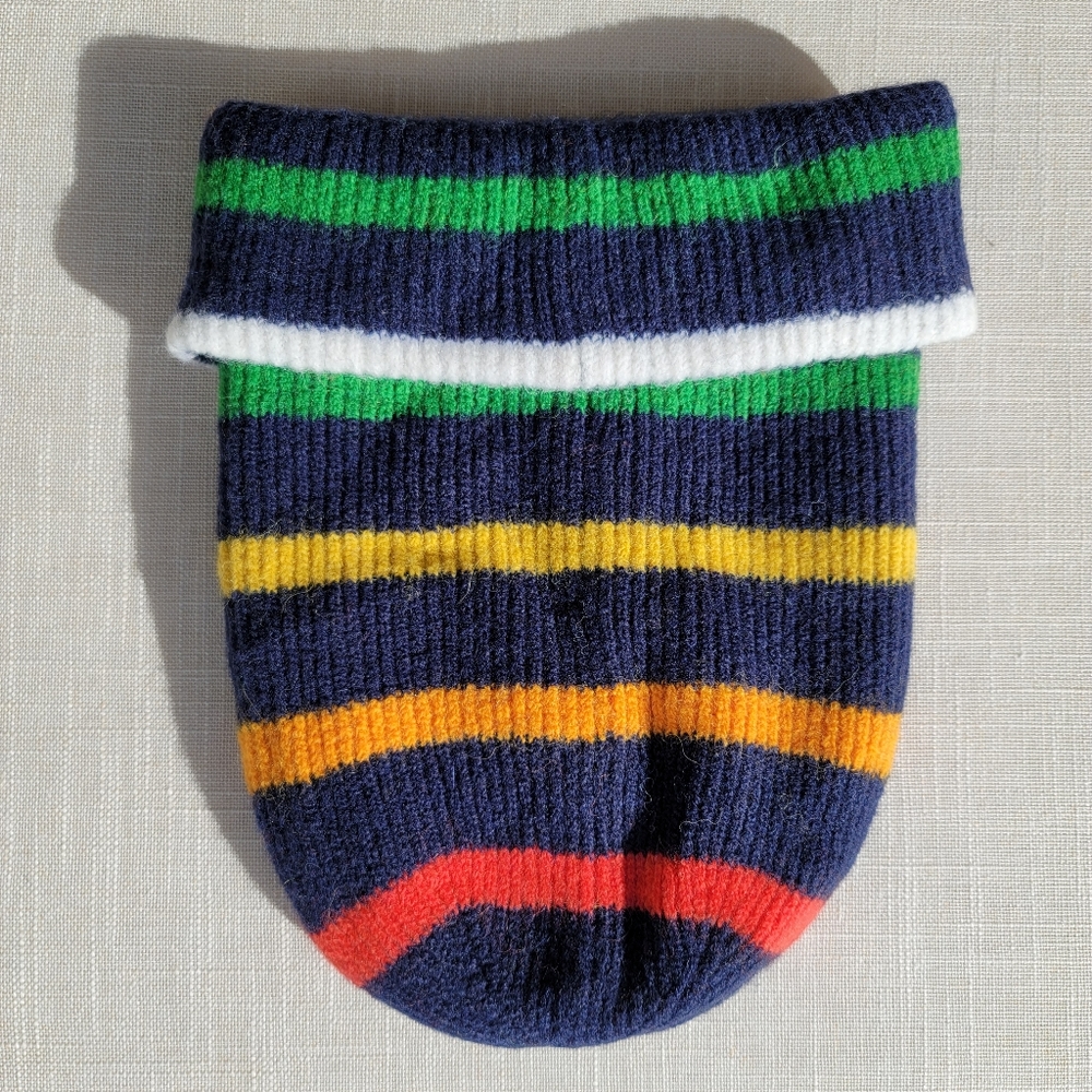 New! J. Crew Ribbed Beanie Hat Super soft Yarn Merino Wool Alpaca Navy NWT - Picture 2 of 4